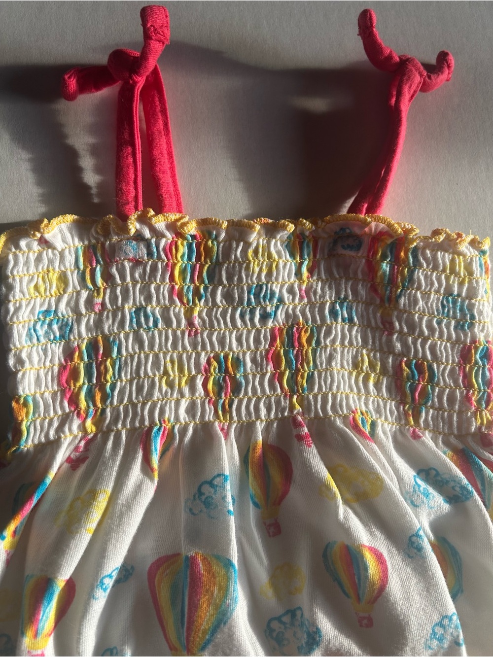 Smocked Hot Air Balloon romper